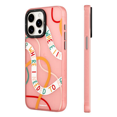 Apple iPhone 12 Pro Max Case Bethany Green Designed Youngkit Sweet Language Cover Rose Gold