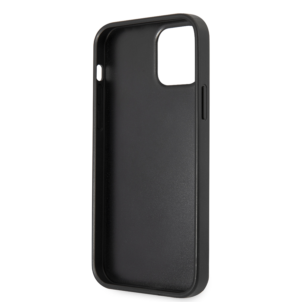 Apple iPhone 12 Pro Max Case Guess Original Licensed Large Metal Logo Design PU Leather Cover - 10