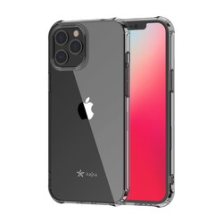Apple iPhone 12 Pro Max Case Kajsa Transparent Cover Grey