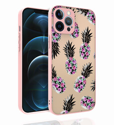Apple iPhone 12 Pro Max Case Patterned Camera Protected Glossy Zore Nora Cover NO1