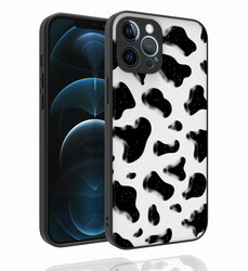 Apple iPhone 12 Pro Max Case Patterned Camera Protected Glossy Zore Nora Cover NO2