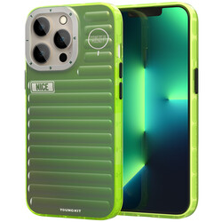 Apple iPhone 12 Pro Max Case YoungKit Plain Colored Series Cover Green