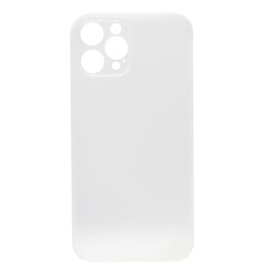 Apple iPhone 12 Pro Max Case Zore 1.Kalite PP Silicon White