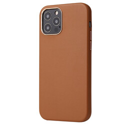 Apple iPhone 12 Pro Max Case Zore Eyzi Cover Brown