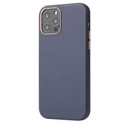 Apple iPhone 12 Pro Max Case Zore Eyzi Cover Navy blue