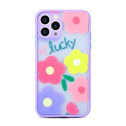 Apple iPhone 12 Pro Max Case Zore Fily Cover Lila