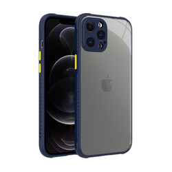 Apple iPhone 12 Pro Max Case ​​Zore Kaff Cover Navy blue