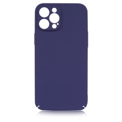 Apple iPhone 12 Pro Max Case Zore Kapp Cover Navy blue