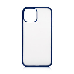Apple iPhone 12 Pro Max Case Zore Mess Cover Navy blue