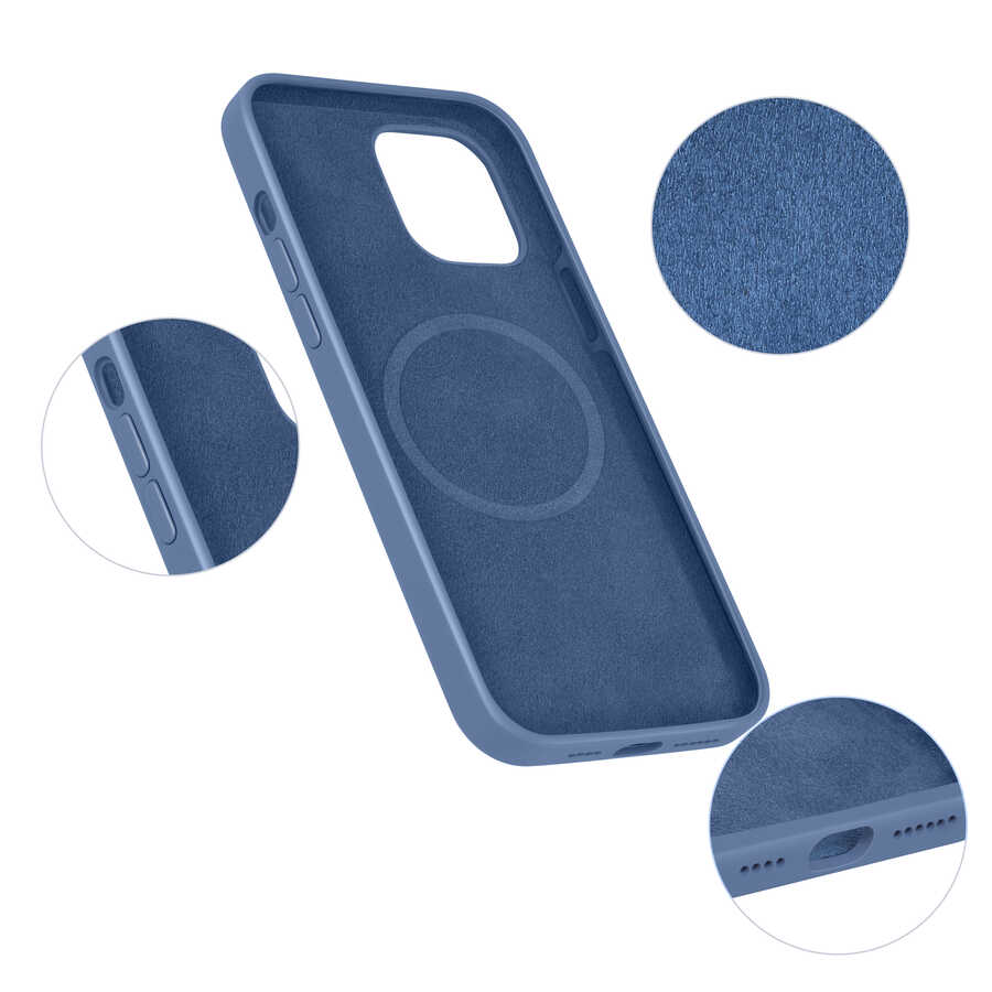 Apple iPhone 12 Pro Max Case Zore Silksafe Wireless Cover - 3