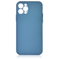 Apple iPhone 12 Pro Max Case ​​​​Zore Slims Cover Saks Blue