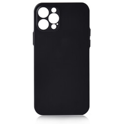 Apple iPhone 12 Pro Max Case ​​​​Zore Slims Cover Black