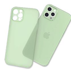 Apple iPhone 12 Pro Max Case ​​Zore Tiny Cover Açık Yeşil