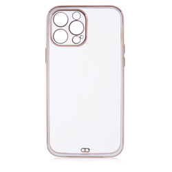 Apple iPhone 12 Pro Max Case Zore Voit Clear Cover White