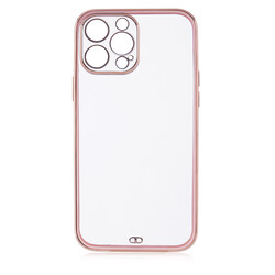 Apple iPhone 12 Pro Max Case Zore Voit Clear Cover Pink