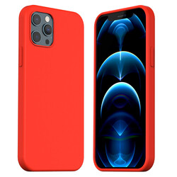 Apple iPhone 12 Pro Max Kılıf Araree Typo Skin Kapak Kırmızı