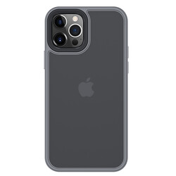 Apple iPhone 12 Pro Max Kılıf Benks Hybrid Kapak Gri