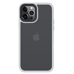 Apple iPhone 12 Pro Max Kılıf Benks Hybrid Kapak Beyaz