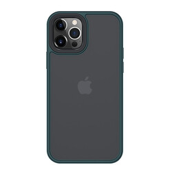 Apple iPhone 12 Pro Max Kılıf Benks Hybrid Kapak Koyu Yeşil