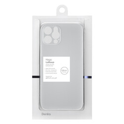 Apple iPhone 12 Pro Max Kılıf Benks Lollipop Protective Kapak Beyaz
