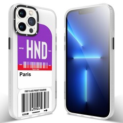 Apple iPhone 12 Pro Max Kılıf YoungKit Any Time Trip Serisi Kapak CL027 Paris