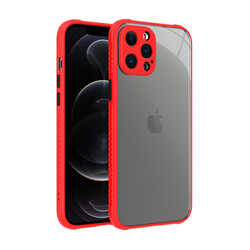 Apple iPhone 12 Pro Max Kılıf ​​Zore Kaff Kapak Kırmızı