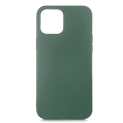 Apple iPhone 12 Pro Max Kılıf Zore LSR Lansman Kapak Koyu Yeşil