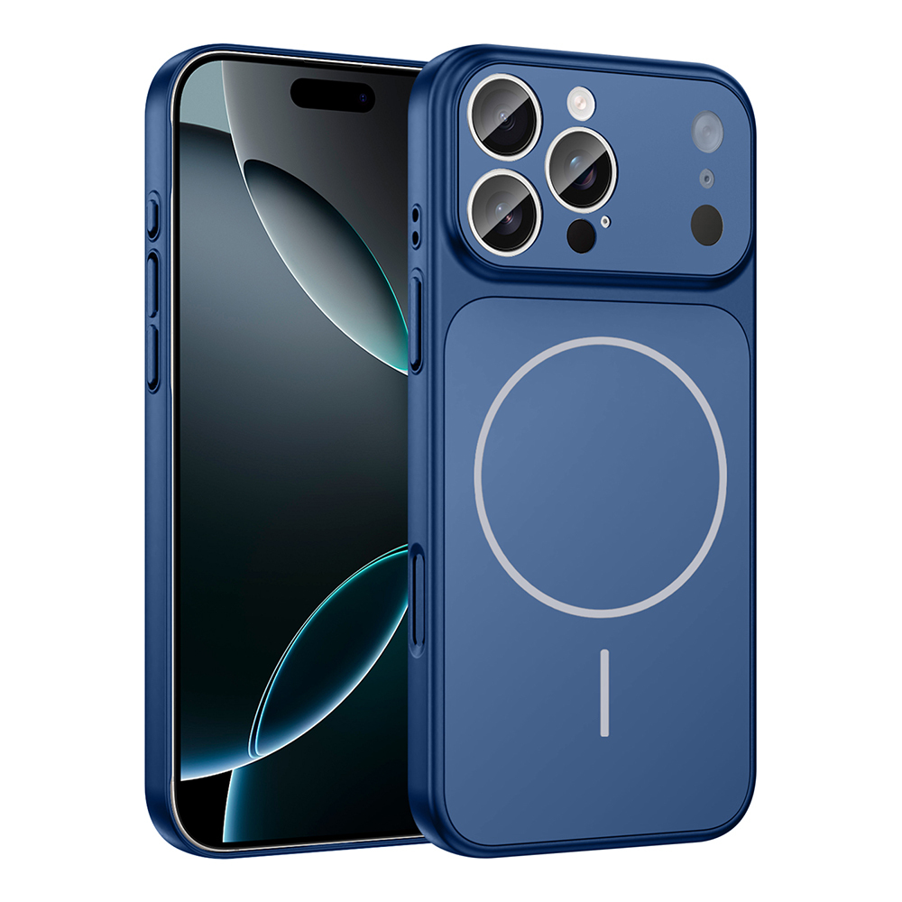 Apple iPhone 12 Pro Max Kılıf Zore M-Safe Şarj Özellikli Kamera Korumalı Formen Kapak - 3