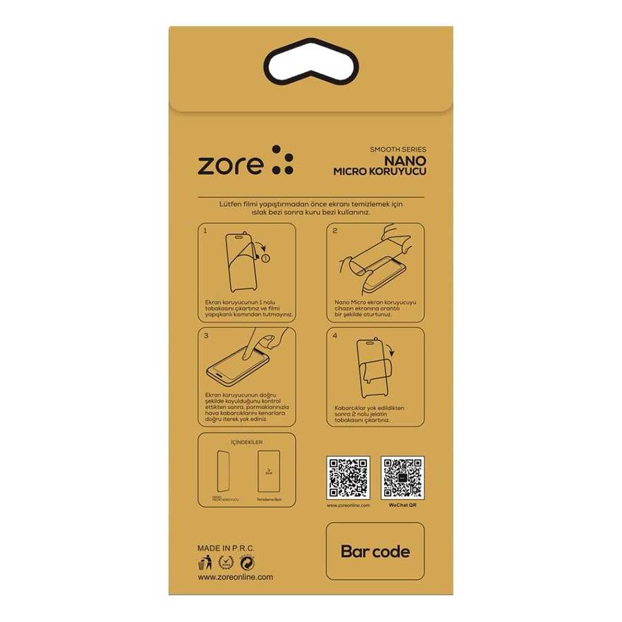 Apple iPhone 12 Pro Max Zore Nano Micro Tempered Screen Protector - 2