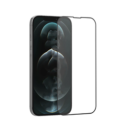 Apple iPhone 12 Pro Max Zore Rio Glass Cam Ekran Koruyucu Siyah