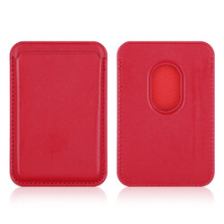 Apple iPhone 12 Zore Cardsafe Card Holder Red