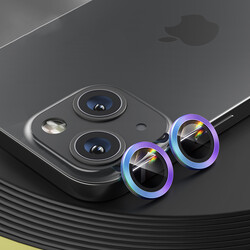 Apple iPhone 13 Benks New KR Kamera Lens Koruyucu Colorful