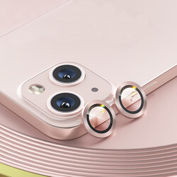 Apple iPhone 13 Benks New KR Kamera Lens Koruyucu Pembe