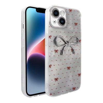 Apple iPhone 13 Case Camera Protection Figured Zore Ponti Silicone Cover Açık Mavi