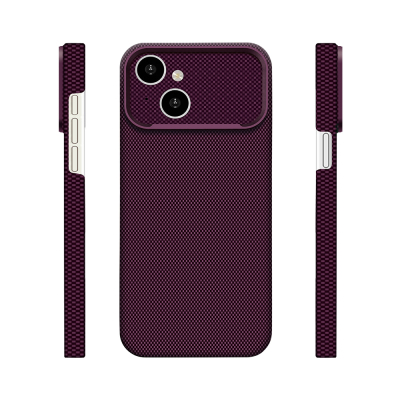 Apple iPhone 13 Case M-Safe Charging Enabled Zore Paris Zerre Hard PC Cover Derin Mor