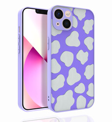 Apple iPhone 13 Case Patterned Camera Protected Glossy Zore Nora Cover NO6