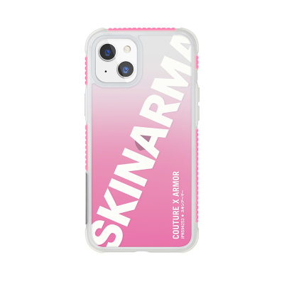 Apple iPhone 13 Case SkinArma Transparent Airbag Design Keisha Cover Pink