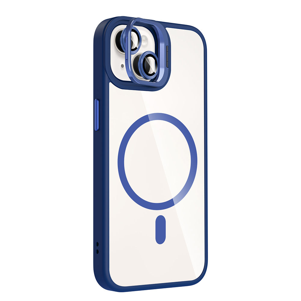 Apple iPhone 13 Case Stand Camera Lens Gift M-Safe Charging Feature Zore Etro Cover - 16