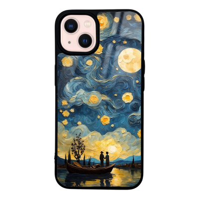 Apple iPhone 13 Case with Camera Protector, Patterned Zore Lusi Cover Kayık