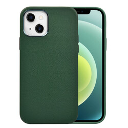 Apple iPhone 13 Case Wiwu Calfskin Cover Green