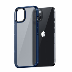 Apple iPhone 13 Case Wlons H-Bom Cover Navy blue
