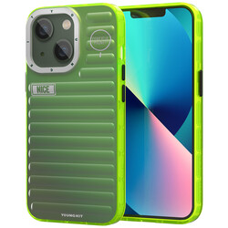 Apple iPhone 13 Case YoungKit Plain Colored Series Cover Green