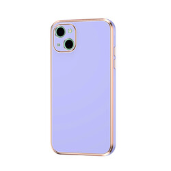 Apple iPhone 13 Case Zore Bark Cover Purple