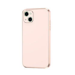 Apple iPhone 13 Case Zore Bark Cover Rose Gold