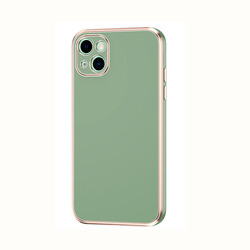Apple iPhone 13 Case Zore Bark Cover Açık Yeşil