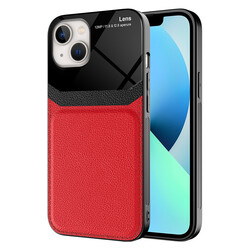 Apple iPhone 13 Case ​Zore Emiks Cover Red
