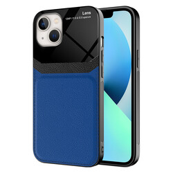 Apple iPhone 13 Case ​Zore Emiks Cover Navy blue