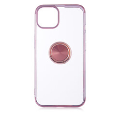 Apple iPhone 13 Case Zore Gess Silicon Rose Gold