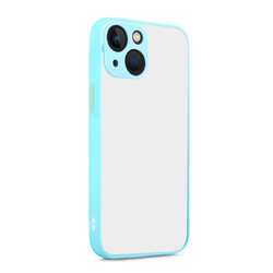 Apple iPhone 13 Case Zore Hux Cover Turquoise
