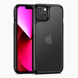 Apple iPhone 13 Case Zore İnoks Cover Black